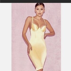 House of CB Satin Midi Dress size XS